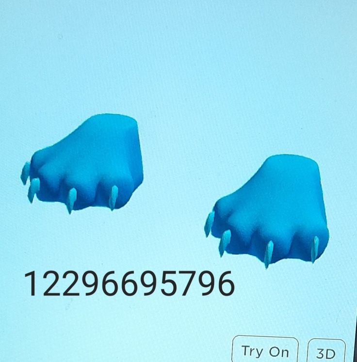 an image of two blue objects on a computer screen with the numbers below and below them