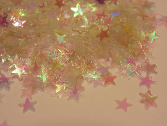 iridescent star  confetti , 6 mm (7) Nothing Gold Can Stay, Star Confetti, Loose Glitter, Glitter Stars, Fairy Land, Confetti, The Magicians, Art Forms, How To Look Pretty