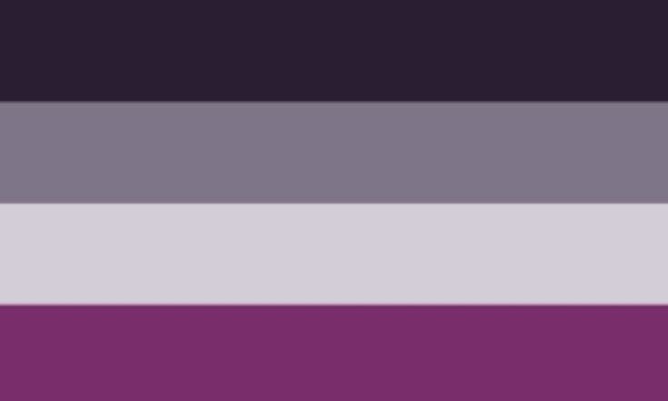 purple and black striped background with white stripes on the bottom right side, in shades of gray to dark violet