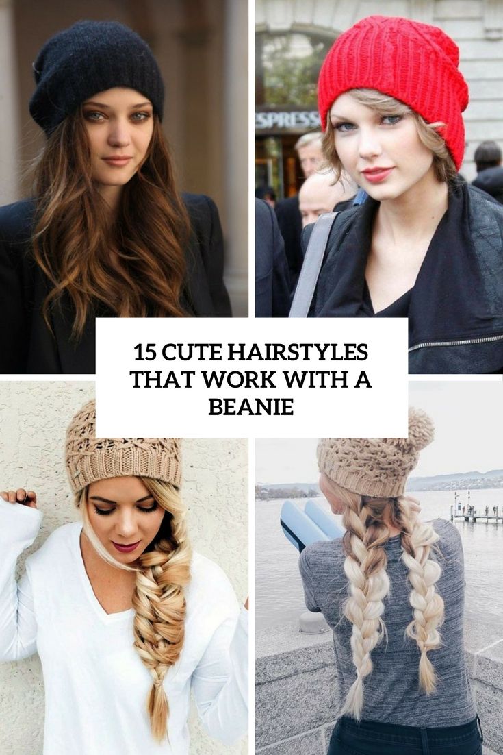 cute hairstyles that work with a beanie cover Beanie Hairstyles, Matrix Hairstyle, Beyonce Hairstyles, Braid Hairstyle Ideas, Trendy We Fryzurach, Epic Hair, Drawing Hairstyles, Old Hairstyles, Eyeshadow For Blue Eyes