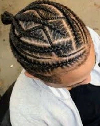 Individual Braids Men, Cainrow Hairstyles, Braids Freestyle, Freestyle Braids, Man Braid, Men's Braids, Box Braids Men, Male Braids, Boys Braids