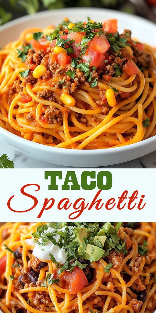 spaghetti with meat and vegetables in a white bowl