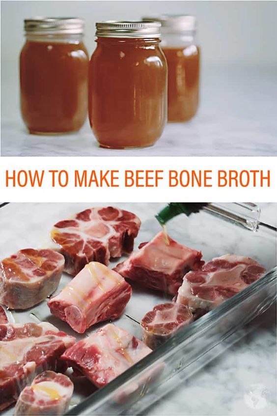 how to make beef bone broth in the microwave and on the stove for dinner