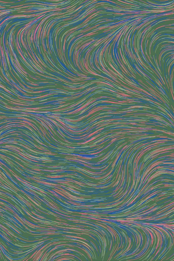 an abstract background with wavy lines in blue, green and pink colors on the bottom half of the image