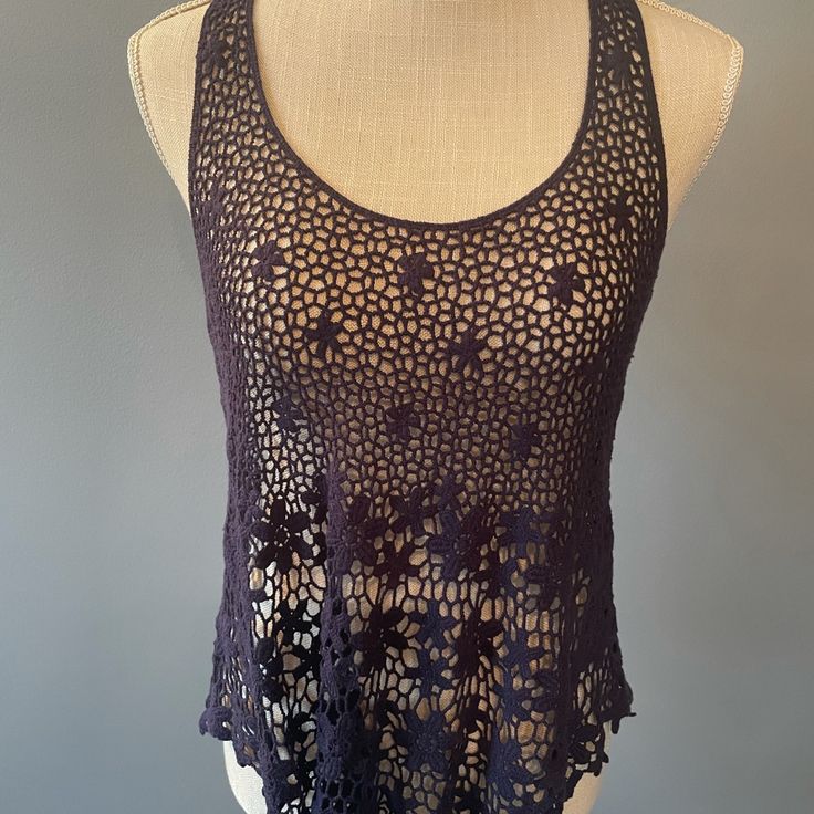 Dark Patriot Blue Crochet Tank Top, Size Medium, New With Tags Non-Smoking, No Pet Home Fast Delivery! Thank You For Visiting My Closet Fitted Blue Lace Top For Summer, Casual Tank Top With Crochet Trim, Fitted Lace Camisole For Beach, Fitted Crochet Lace Cami Tank Top, Fitted Crochet Lace Tank Top For Spring, Fitted Beach Tank Top With Crochet Trim, Beach Fitted Tank Top With Lace Top, Fitted Crochet Trim Tank Top For Beach, Fitted Casual Lace Tank Top