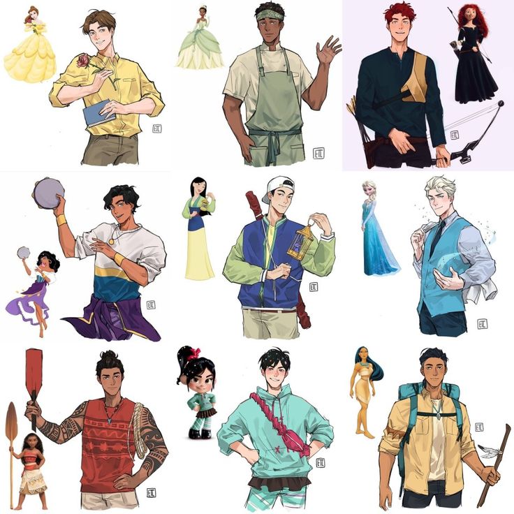 some people are dressed up as disney princesses and prince's outfits for halloween