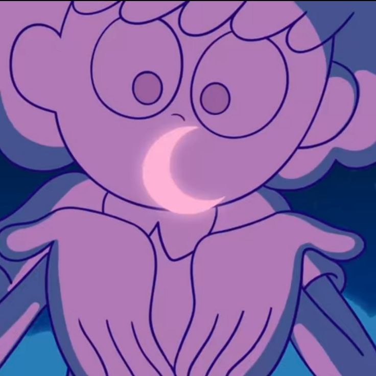 a cartoon character is blowing bubbles in the air with her eyes closed and nose wide open