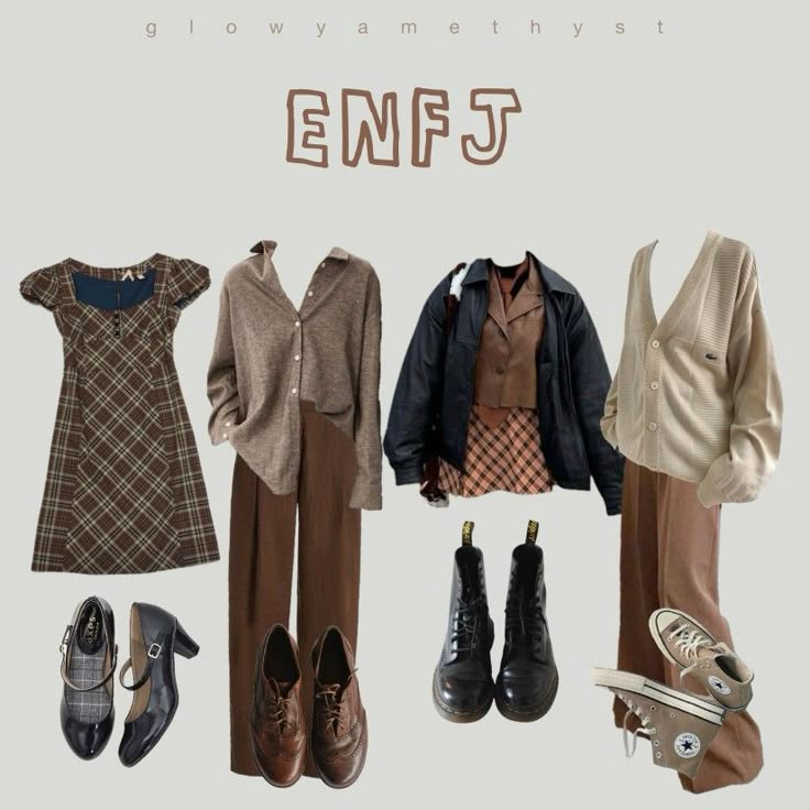 Enfj Outfit, Infj Outfit Aesthetic, Mbti Outfits, Infj Outfits, Mbti Style, Cottage Clothes, Aufits Aesthetic, Academia Aesthetic Outfit, Dark Academia Outfit