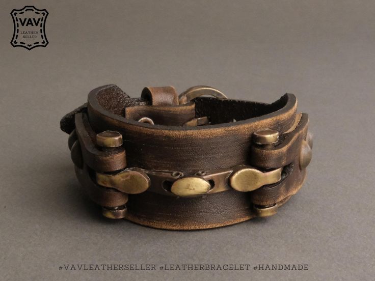 Men's leather bracelet Leather cuff for men Handmade leather bracelet Distressed leather bracelet Genuine Leather Bracelet Brown Handcraft This handmade bracelets are made of genuine cowhide and can be locked in several different lengths. Simple enough to wear every day. When it comes to men's leather bracelets, Vav Leather Seller is just the place for it. Leather is a very dynamic natural material with unique patterns in its veins and this helps to give the bracelet a little more spirit than ot Handmade Vintage Leather Wristband, Vintage Leather Bracelet Wristband, Vintage Leather Wristband Bracelet, Rugged Leather Bracelets, Distressed Brown Leather Bracelets As Gift, Vintage Leather Jewelry With Waxed Finish, Vintage Brown Leather Bracelets, Brown Bracelets With Custom Hardware For Gift, Vintage Distressed Brown Leather Bracelet