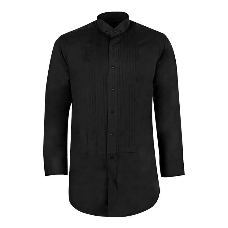 Introducing the Bespoke Black Tuxedo Shirt, the epitome of refined elegance and impeccable style. Elevate your formal attire with this meticulously crafted shirt, designed to make a statement. Crafted with exceptional attention to detail, this black tuxedo shirt exudes sophistication and versatility. The classic black color enhances your presence and adds a touch of timeless charm to any formal ensemble. With its tailored fit and premium fabric, this shirt offers exceptional comfort and a flawle Luxury Long Sleeve Tuxedo For Black-tie Events, Luxury Long Sleeve Dress Shirt For Formal Occasions, Tailored Black Tuxedo With Long Sleeves, Elegant Tailored Shirt With Concealed Placket, Black Top With Hidden Button Closure For Semi-formal Occasions, Black Top With Hidden Button Closure For Semi-formal, Luxury Long Sleeve Tuxedo With Concealed Placket, Elegant Slim Fit Shirt With Hidden Button Closure, Elegant Slim Fit Shirt With Concealed Placket