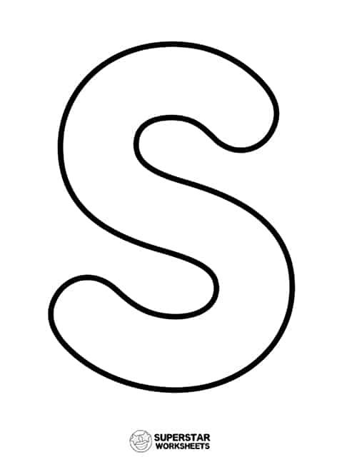 the letter s is for superstar worksheets coloring pages, coloring sheets, alphabet letters,