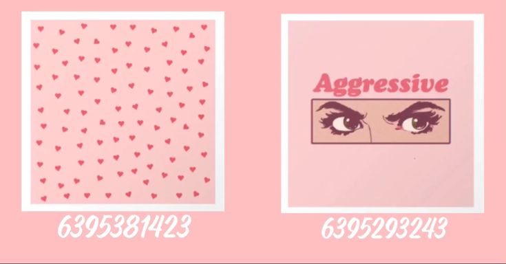 two posters with the words aggressive and eye lashes on them, against a pink background