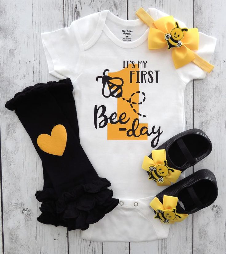 1st Bday Outfit, Bee Themed Birthday Party, Bumble Bee Birthday, Bee Shoes, Bee Birthday Party, Bee Day, Bee Party, First Birthday Outfit, Bee Birthday