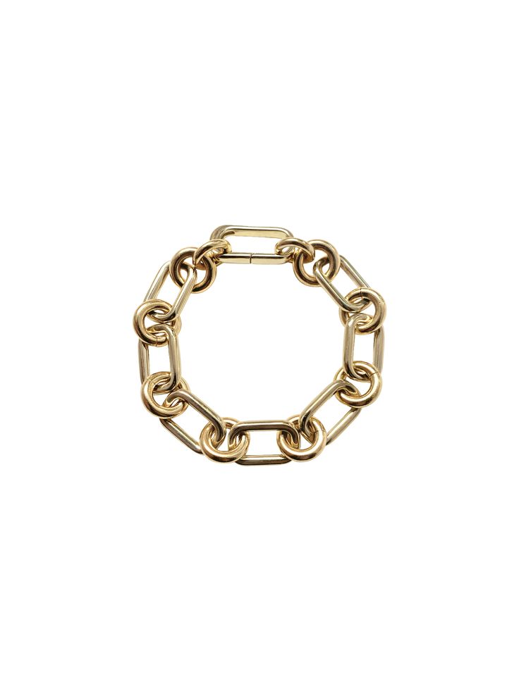 Laura Lombardi — Cresca Bracelet Laura Lombardi, Nyc Studio, Gold Plated Bracelet, Gold Plated Bracelets, 14kt Gold, Jewelry Plate, Earring Necklace, Recycled Materials, Sustainability