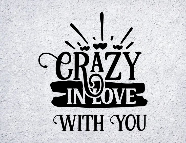 crazy in love with you stencil