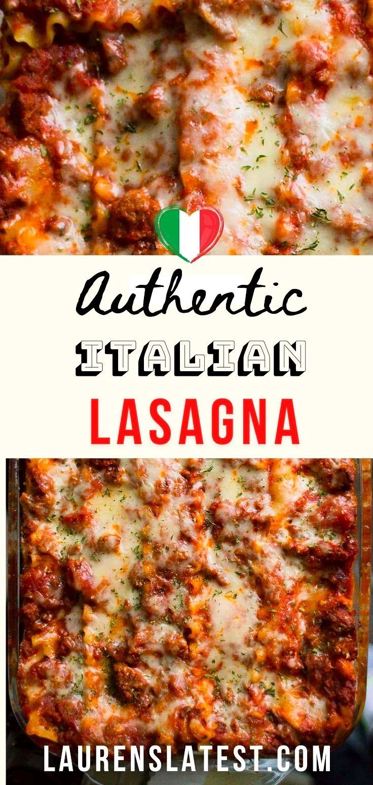 Best Lasagna Recipe Ever, Authentic Lasagna Recipe, Authentic Italian Lasagna, Beef Lasagna Recipe, Homemade Lasagna Recipes, The Best Lasagna, Lasagna Recipe With Ricotta, Italian Lasagna, Best Lasagna