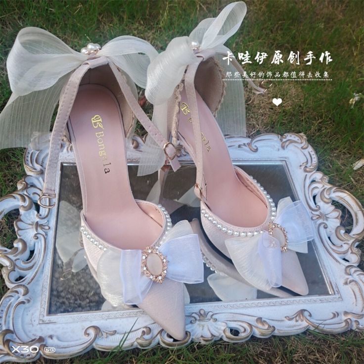 Source: LolitaGender: WOMENCharacters: LolitaSpecial Use: CostumesSource Type: Anime Pointed Sandals, Beige Shoes, Sweet Lolita, Shoes Lace, Leather Shoes Men, Kawaii Girl, Womens Heels, Sock Shoes, Canvas Shoes