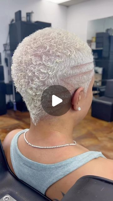 Short Blonde Hairstyles For Black Women, 4c Haircut Natural Hair Short Cuts, Low Haircut For Black Women, Pixie Cut Back View, Short Tapered Natural Hair, Fingerwaves Short Hair Black Pixie Cuts, Bald Fade Women Black, Low Cut Hair Black Women, Cute Short Curly Haircuts