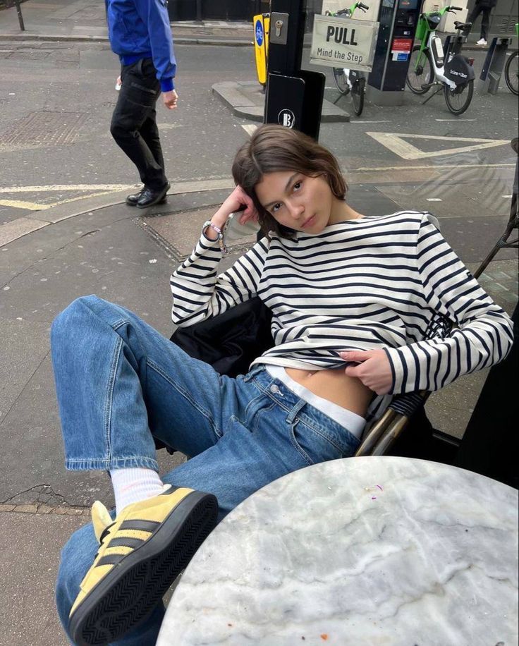 Grace Murphy, Engagement Photo Outfits Fall, Casual Stripes, 가을 패션, Inspiration Mode, Looks Style, Mode Inspiration, Dream Clothes, Fashion Killa