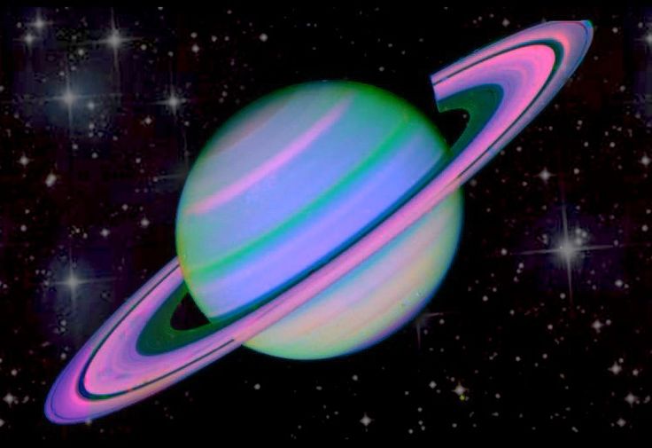 an artist's rendering of the planet saturn