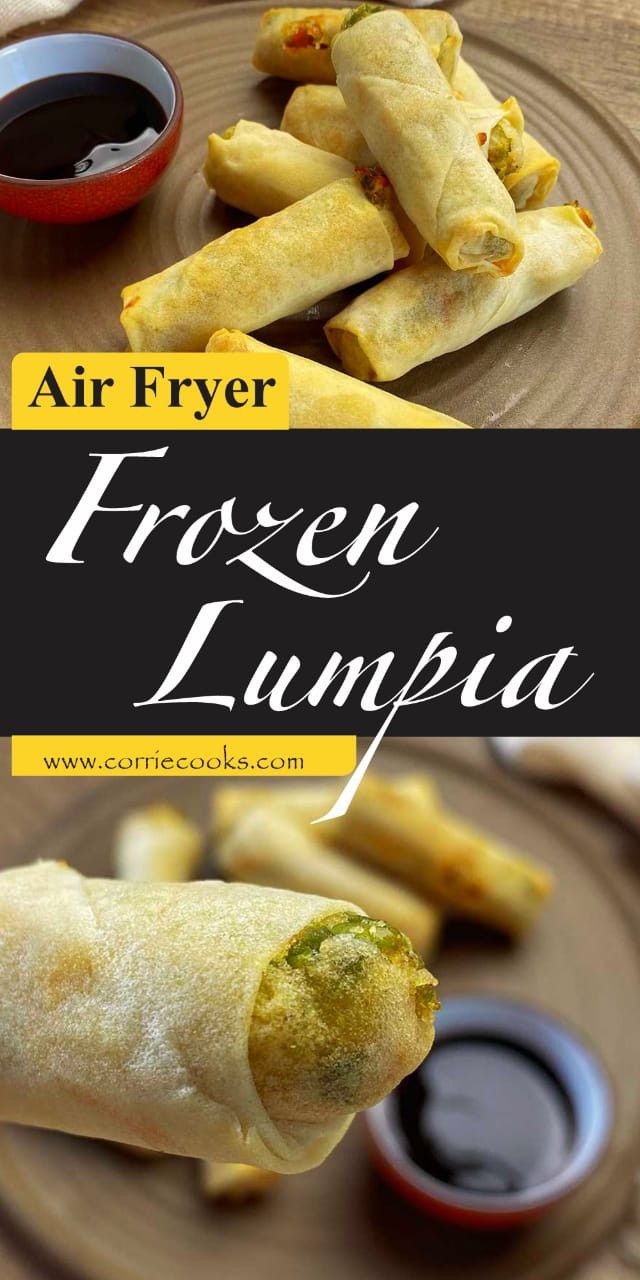 air fryer frozen lupica with dipping sauce on the side