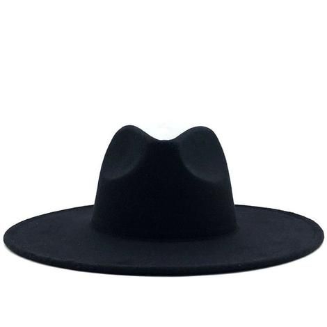 dope hats store women's black extra wide brim fedora Women Fedora, Popular Hats, Dope Hats, Jazz Hat, Black Fedora, Rancher Hat, Fedora Hat Women, Wide Brim Fedora, Wide Brimmed Hats