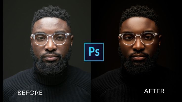 two men with glasses before and after photoshopped to look like they are in the same image