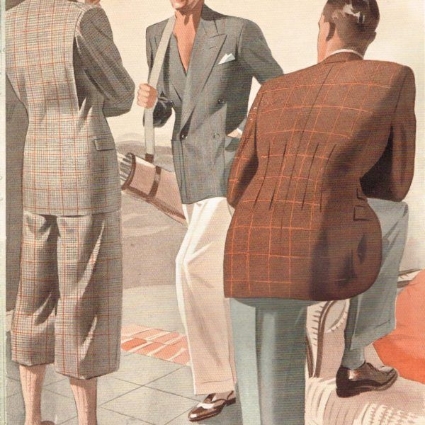 Back Fashion Illustration, Men's Fashion Illustration, 1940s Mens Fashion, Plus Fours, Vintage Gentleman, Mens Fashion Illustration, Tall Men, Retro Men, Vintage Mens Fashion