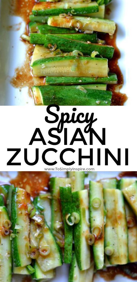 Honey Siracha, Low Carb Side Dish, Low Carb Side, Asian Vegetables, Zucchini Recipe, Healthy Side Dish, Veggie Side Dishes, Healthy Side, Vegetable Side