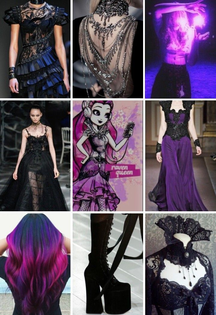 Raven Queen Aesthetic Outfits, Raven Queen Aesthetic, Ever After High Aesthetic, Queen Outfits, High Aesthetic, Holloween Costume, Raven Queen, Queen Aesthetic, Disney Fairy