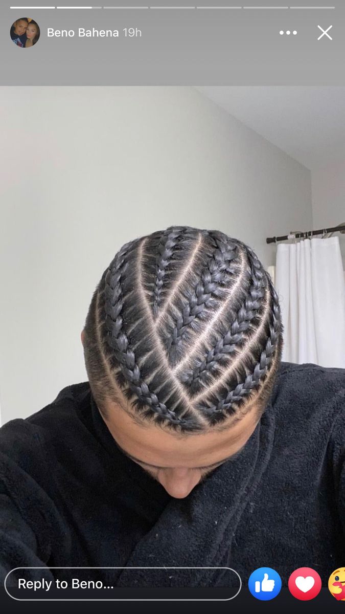 Short Braided Styles For Men, Corn Row Hairstyles Men, Braids Temp Fade, French Braid On Men, Men Cainrow Hairstyles, Braid Cornrow Hairstyles Men, Mens Hairstyles With Braids, Guys Hairstyles Braids, Male Hair Braiding Styles