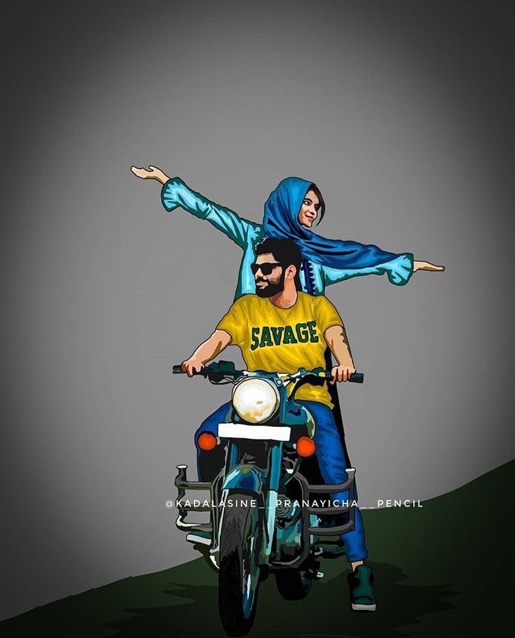 two people riding on the back of a motorcycle with their arms spread out in front of them