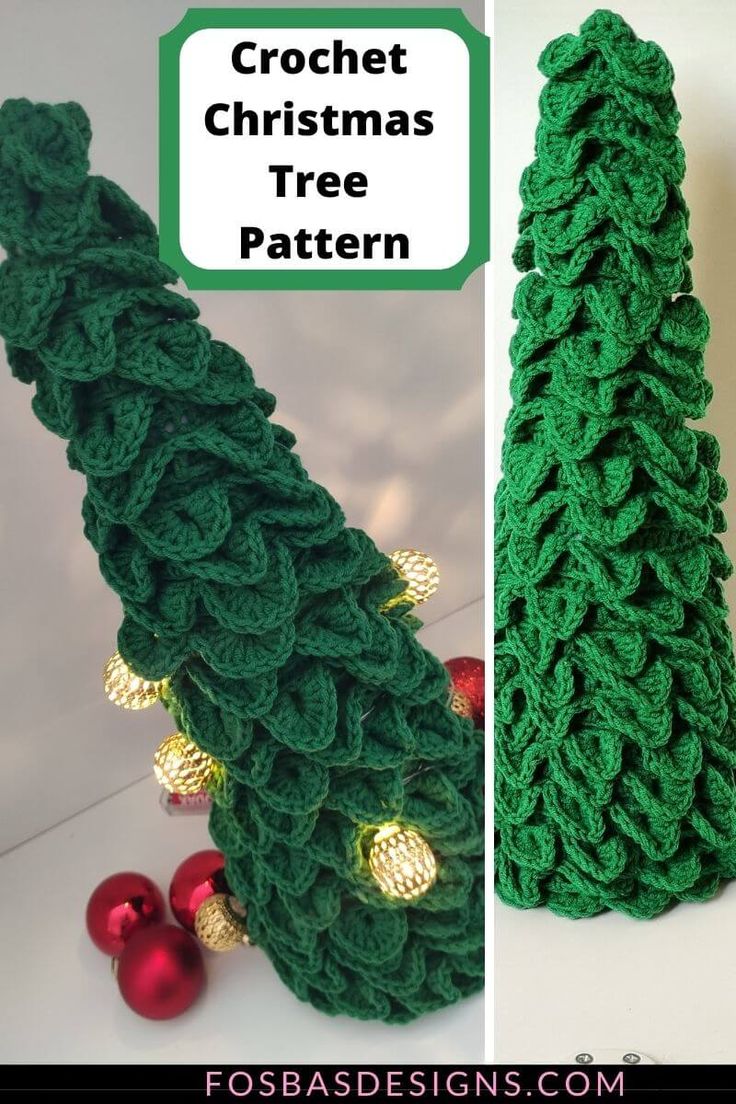 crochet christmas tree pattern and instructions