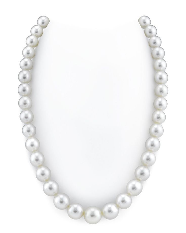 This exquisite South Sea pearl necklace features 10-12mm, AAAA quality pearls hand-picked for their radiant luster.

This necklace can be customized to your specifications, and comes packaged in a beautiful jewelry gift box with a complementary pearl care kit.

This strand is accompanied by an official appraisal by the GLA (Gemological Laboratory of America) detailing the specifics and retail value of the strand. A unique certificate is generated for every order. South Sea Pearl Necklace, Sea Necklace, Gold Certificate, Cultured Pearl Necklace, Sea Pearl, South Seas, Pearl Strands, South Sea Pearls, Pearl Gemstone