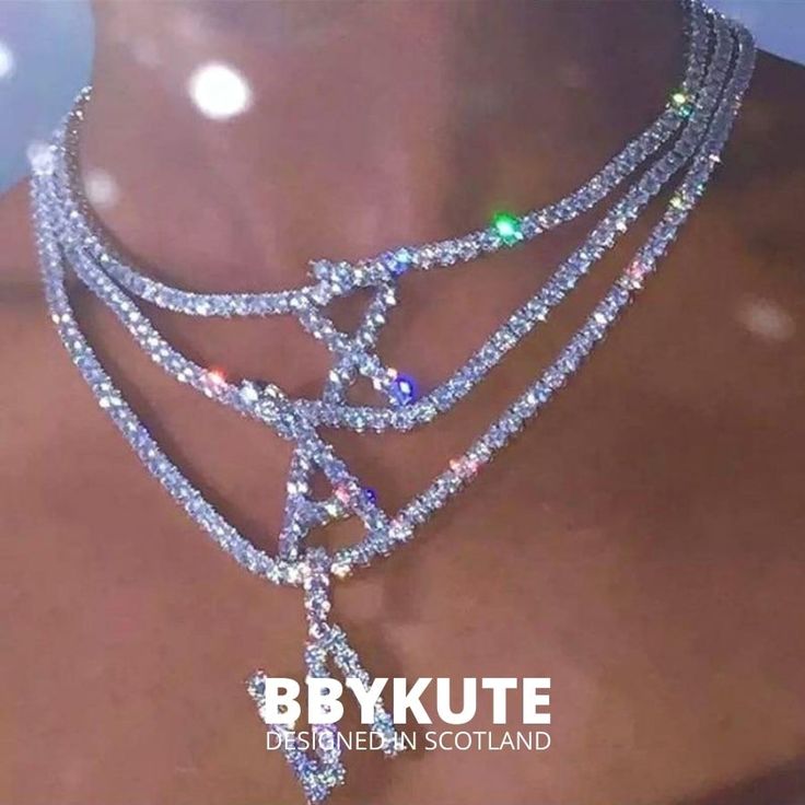 BBYKUTE's newest Diamond Initials Necklace gives you a totally unique look. It's your personal initial in perfectly crafted, solid diamond font. Pair it with a Cuban necklace for an even bolder statement. Letter K Necklace, Gold Diamond Chain, K Necklace, Diamond Initial Necklace, Rhinestone Letters, Letter K, Diamond Chain, Tennis Necklace, Rope Necklace