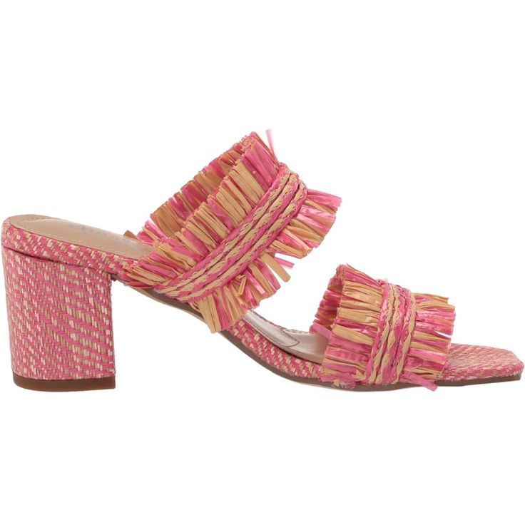 Pp Raffia Heel Style: Block Toe Shape: Square Heel Height: 2.76 Inch The Heel Height On This Sandal Rocks Its Natural Beauty Pink Straw Sandals With Woven Sole, Woven Block Heel Shoes For Spring, Pink Straw Sandals For Summer, Straw Block Heel Sandals For Party, Pink Block Heel Sandals For Beach, Pink Block Heel Sandals For The Beach, Party Heels With Woven Straw Sole, Woven Open Toe Heels, Girl Money