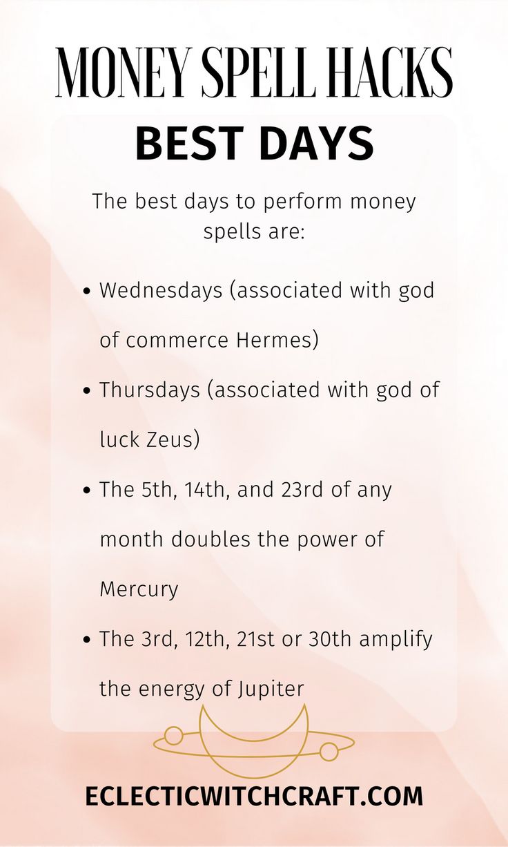 Awesome, powerful, amazing money spells that always work to attract abundance in your life! Learn how to time these spells for optimum results. Lunar phases, planetary hours, and other timing methods are covered. Start your 30 day abundance challenge now with free powerful money spells. You'll have an abundance of money and prosperity in 2023 and beyond! Witchcraft For Money, Money Witchcraft, Easy Witchcraft, Candle Work, Money Spells Magic, Wicca Recipes, Powerful Money Spells, Spells That Actually Work, Eclectic Witchcraft