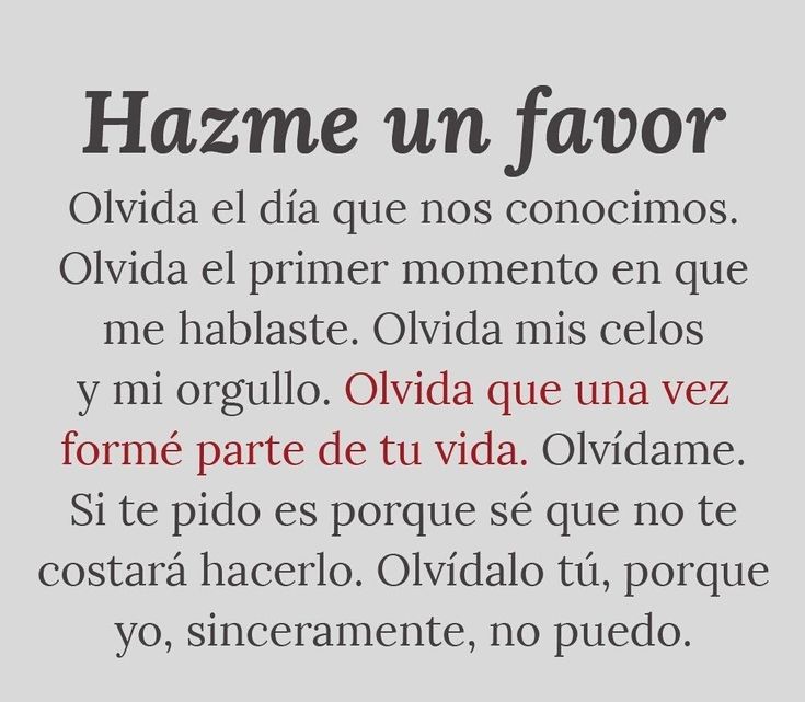 the words are in spanish and english on a gray background with red lettering that reads hazme un favor