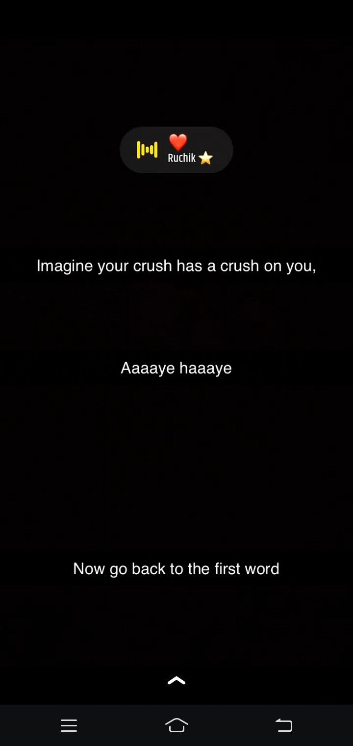 the text on the phone says, imagine your crush has a crush on you