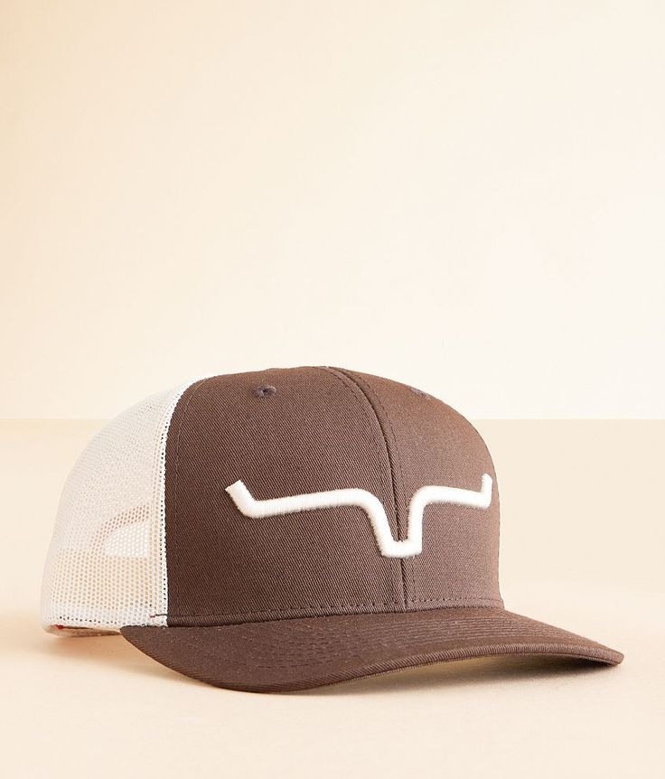 Kimes Ranch Weekly Trucker Hat - White/Brown , Men's Brown Embroidered logo snapback hat One size fits most. 65% Polyester 35% Cotton. Apparel & Accessories > Clothing Accessories > Hats Western Hats Mens, Western Shopping, Dream Bf, Country Bumpkin, Western Stuff, Casual Country Outfits, Country Hats, Kimes Ranch, Mens Trucker Hat