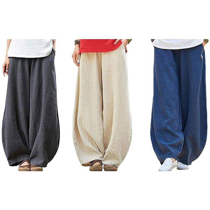 Comfortable and relaxed fit, perfect for lounging around in and when you need to relax and feel comfort. Stylish and trendy baggy trousers will match perfectly with any top, ideal for those who dress for comfort. Long and soft trouser material, makes these ideal for the cold winter weather. Baggy Wide-leg Leisure Bottoms, Non-stretch Harem Pants With Elastic Waistband For Leisure, Non-stretch Wide Leg Harem Pants For Leisure, Trendy Baggy Harem Pants, Baggy Wide-leg Harem Pants For Leisure, Baggy Wide Leg Harem Pants For Leisure, Casual Baggy Solid Yoga Pants, Baggy Ankle-length Sweatpants For Summer, Trendy Baggy Wide-leg Harem Pants