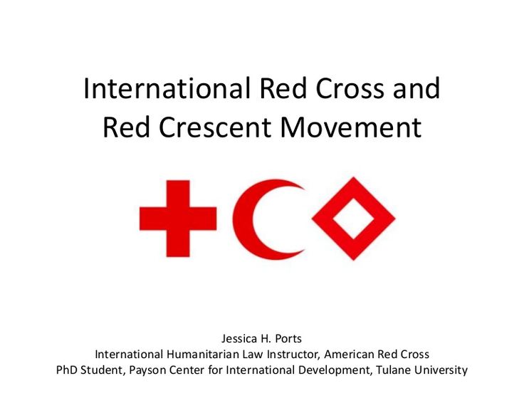 the international red cross and red crescent movement