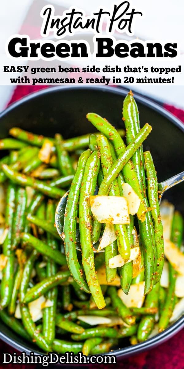 green beans with parmesan and ready in 20 minutes is an easy side dish