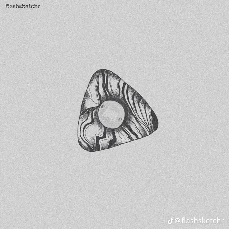 a black and white drawing of a piece of food on a gray background with the words fishnether above it