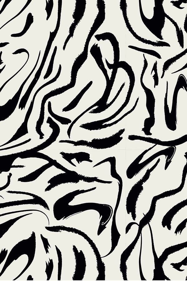 an abstract black and white background with wavy lines