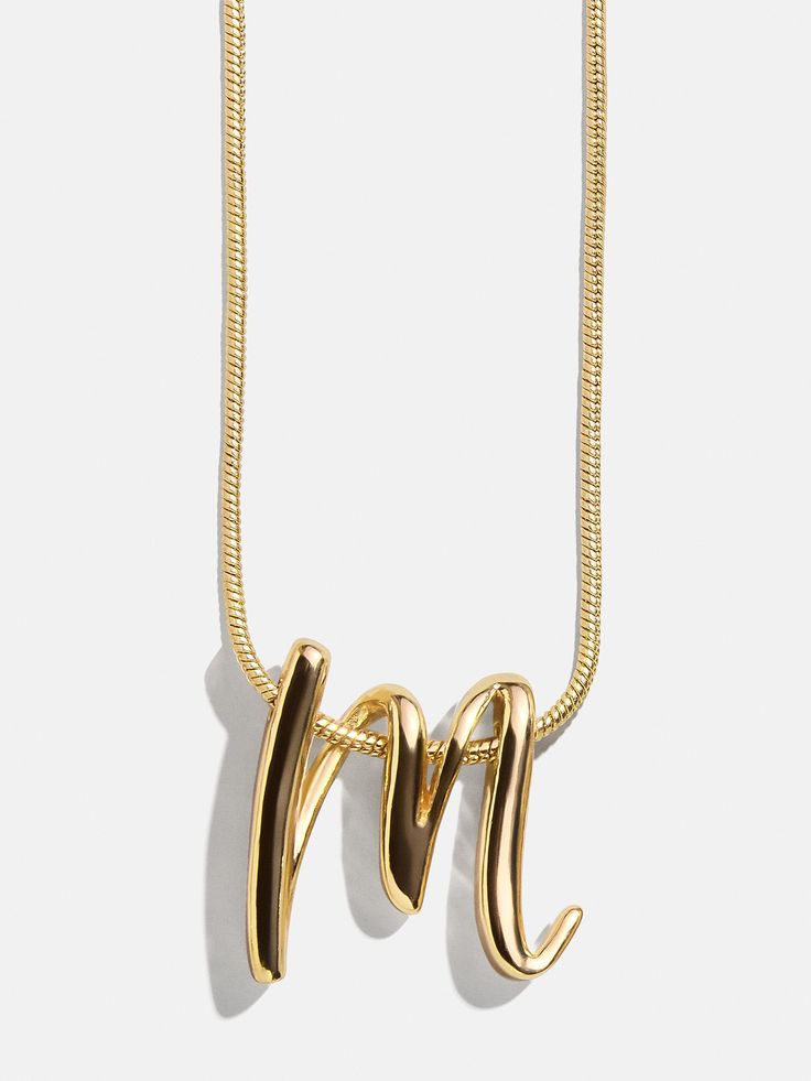 variant:M Mom Initial Necklace, T Letter Necklace, Initial Necklace Stack, Custom Necklace Ideas, Necklace Stack Ideas, Christmas Gifts For Moms, M Initial Necklace, Letter M Necklace, Engravable Necklace