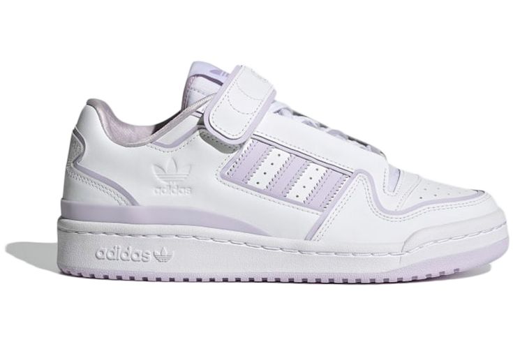 adidas Forum Plus Low Purple Tint (W) - FY3795 - US Purple And White Sneakers, White And Purple Shoes, Nike Purple Shoes, Adidas Forum Low Purple, Adidas Low Forum, Forum Low, Adidas Purple, Dr Shoes, Pretty Shoes Sneakers