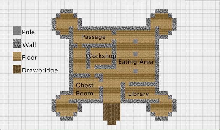 the floor plan for an old castle