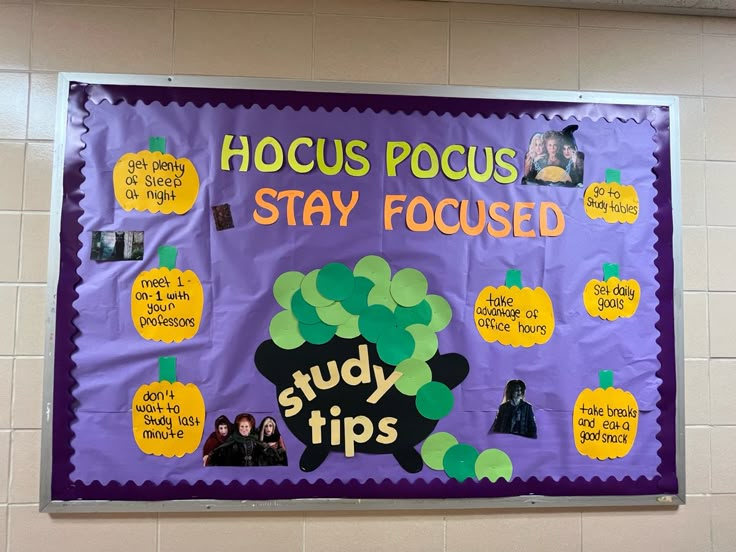 Academic Support Bulletin Board, Stuco Bulletin Board Ideas, Freshman Bulletin Board Ideas, Counseling Office Bulletin Board Ideas, School Bulletin Board Ideas High School, October Bulliten Board, Passive Ra Programs, October Door Decs, Dorm Door Decs