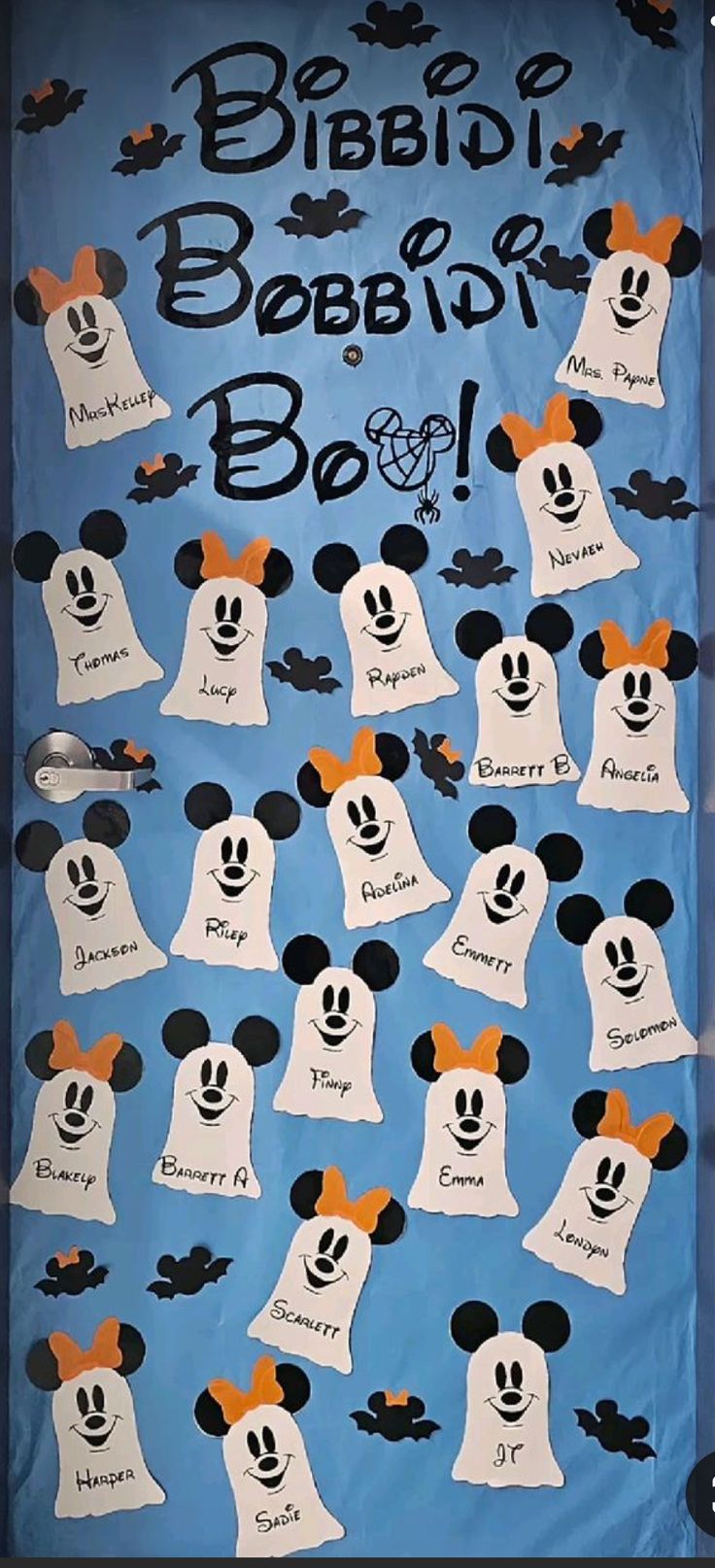 a mickey mouse birthday banner with the words happy birthday boo on it